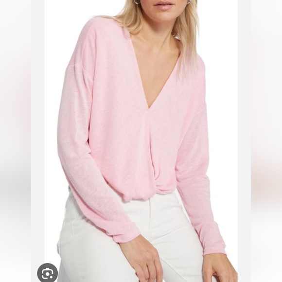 Sanctuary knit pink flamingo top - Picture 5 of 8